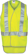 Day/Night Cross Back Safety Vests with Tail