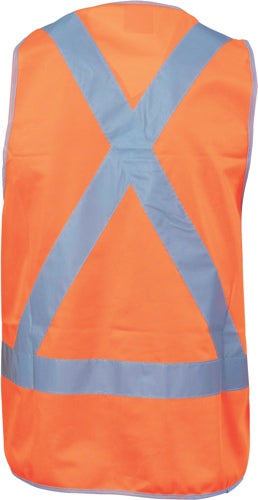 Day/Night Cross Back Safety Vests