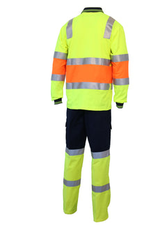  2TONE BIOMOTION TAPED CARGO PANTS