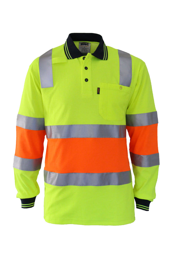 2TONE COTTON BACK BIOMOTION TAPED POLO