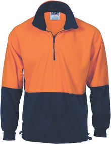  HiVis Two Tone 1/2 Zip Polar Fleece