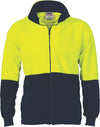 HiVis Two Tone Full Zip Polar Fleece