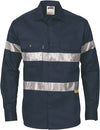 HiVis Drill Shirt with 3M R/Tape - long sleeve