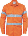 HiVis Drill Shirt with 3M R/Tape - long sleeve