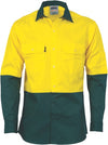 HiVis 2 Tone Cool-Breeze Cotton Shirt -
Long sleeve