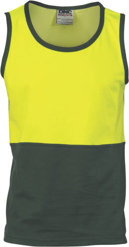 Cotton Back Two Tone Singlet