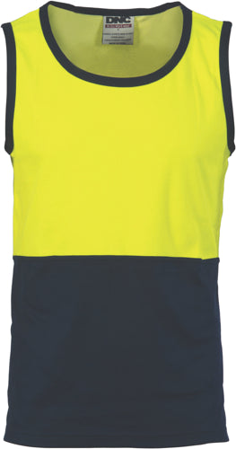 Cotton Back Two Tone Singlet