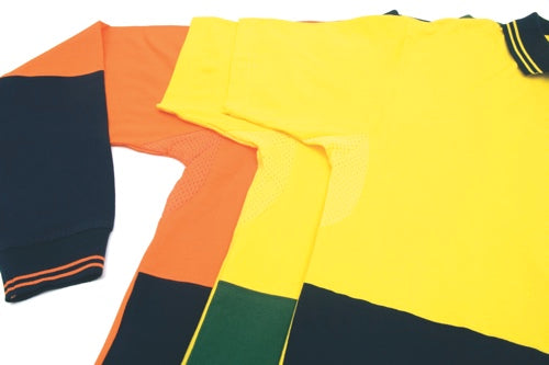 HiVis Cool-Breeze Cotton Jersey Polo Shirt
 with Under Arm Cotton Mesh - S/S