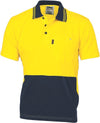 HiVis Cool-Breeze Cotton Jersey Polo Shirt
 with Under Arm Cotton Mesh - S/S