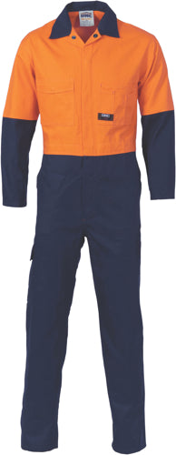  HiVis Cool-Breeze 2-Tone LightWeight Cotton Coverall
