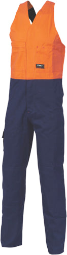  HiVis Two Tone Cotton Action Back Overall