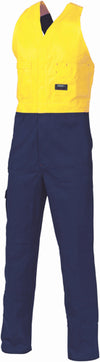 HiVis Two Tone Cotton Action Back Overall