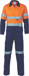 HiVis Two Tone Cott on Coverall with 3M R/Tape