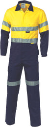 HiVis Two Tone Cott on Coverall with 3M R/Tape