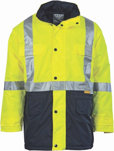 HiVis Two Tone Quilted Jacket with 3M R/Tape