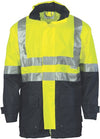 HiVis Two Tone Breathable Rain Jacket with 3M R/ Tape
