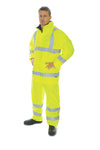 HiVis D/N Breath abl e Rain Jacket with 3M R/Tape