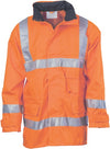 HiVis D/N Breath abl e Rain Jacket with 3M R/Tape
