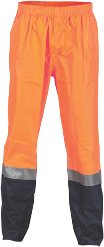  HiVis Two Tone Light weight Rain pants with 3M R/Tape