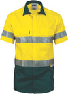 HiVis Cool-Breeze Cotton Shirt with 3M 8906 R/Tape - Short sleeve