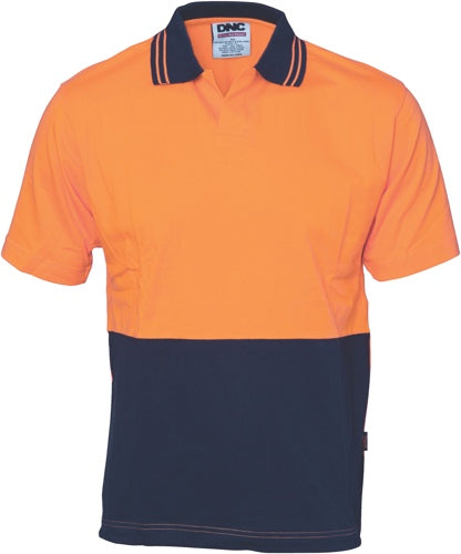 Hivis Cool Breeze Cotton Jersey Food Industry Polo - Short Sleeve