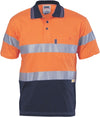 Hivis Cool-Breeze Cotton Jersey Polo With CSR R/Tape - S/S