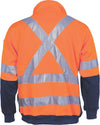 HiVis 1/2 Zip Fleecy with ‘X’ Back & additional Tape on Tail