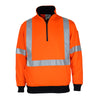 Hvs 1/2Zip XBack Fleecy Jumper