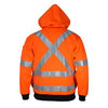 Hvs FullZip XBack FleecyHoodie