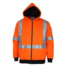  Hvs FullZip XBack FleecyHoodie