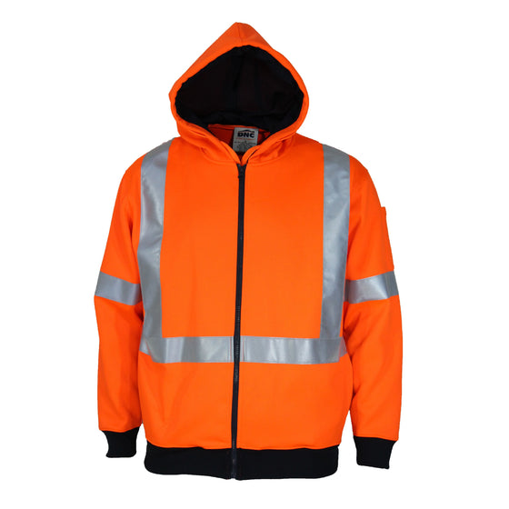 Hvs FullZip XBack FleecyHoodie
