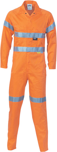  HiVis Cool-Breeze Orange L.Weight Cott on 
Coverall with 3M R/Tape