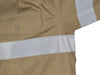 HiVis Cool-Breeze Cotton Shirt with Generic
 R/Tape - Long sleeve