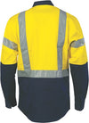 HiVis D/N 2 Tone Drill Shirt with H Pattern
 Generic R/ Tape - Long sleeve
