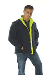 HiVis Cross Back D/N “4 in 1” Zip Off Sleeve Reversible Vest