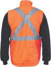 HiVis Cross Back D/N “4 in 1” Zip Off Sleeve Reversible Vest