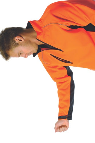 HiVis "X" back Rain jacket Biomotion tape
