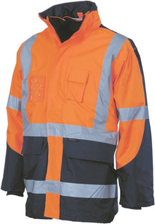  HiVis Cross Back 2 Tone D/N 6 in 1 Contrast Jacket
 (Outer Jacket and Inner Vest can be sold separately