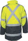 HiVis Cross Back 2 Tone D/N 6 in 1 Contrast Jacket
 (Outer Jacket and Inner Vest can be sold separately