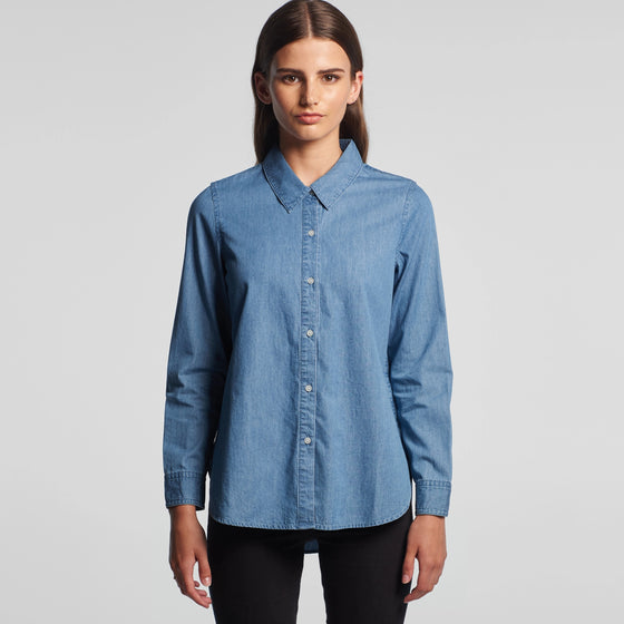 4042 WOS BLUE DENIM SHIRT