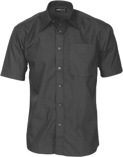Polyester Cotton Business Shirt - Short Sleeve