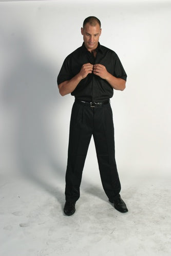 Polyester Cotton Business Shirt - Short Sleeve