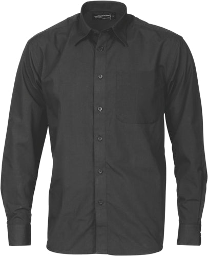 Polyester Cotton Business Shirt - Long Sleeve