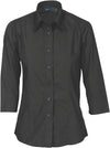 Ladies Polyester Cotton Shirt - 3/4 Sleeve