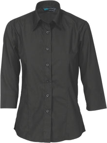  Ladies Polyester Cotton Shirt - 3/4 Sleeve