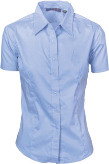  Ladies Premier Stretch Poplin Business Shirts - Short Sleeve