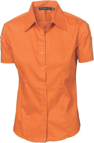 Ladies Premier Stretch Poplin Business Shirts - Short Sleeve