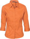 Ladies Premier Stretch Poplin Business Shirts - 3/4 Sleeve