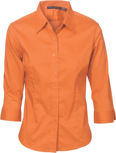 Ladies Premier Stretch Poplin Business Shirts - 3/4 Sleeve