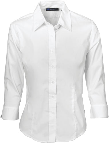 Ladies Premier Stretch Poplin Business Shirts - 3/4 Sleeve